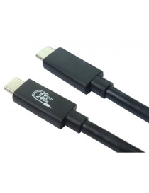 1m USB-C (M) 4.0 EPR 20Gbps Cable - Black