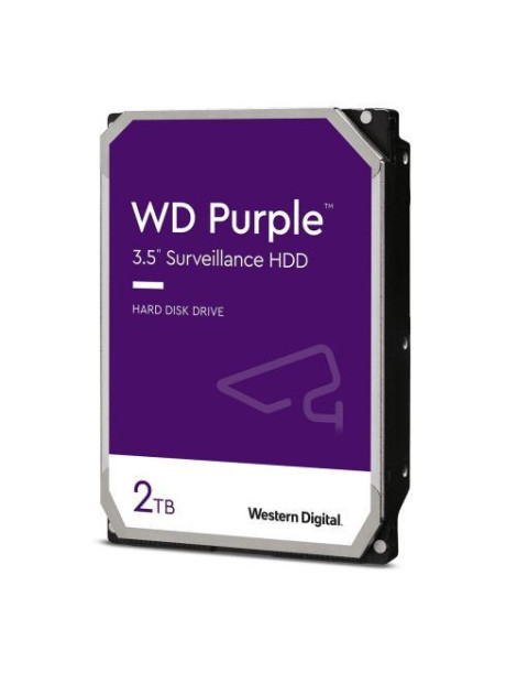 WD 3.5“  2TB  SATA3  Purple Surveillance Hard Drive  64MB Cache  OEM