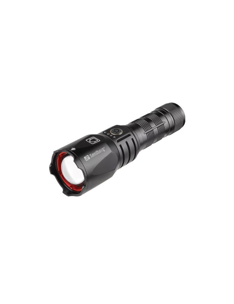 Sandberg (420-89) Survivor 1200 Lumen Torch Powerbank  5000mAh  IPX4  5 Light Modes  Telescopic Zoom  5 Year Warranty