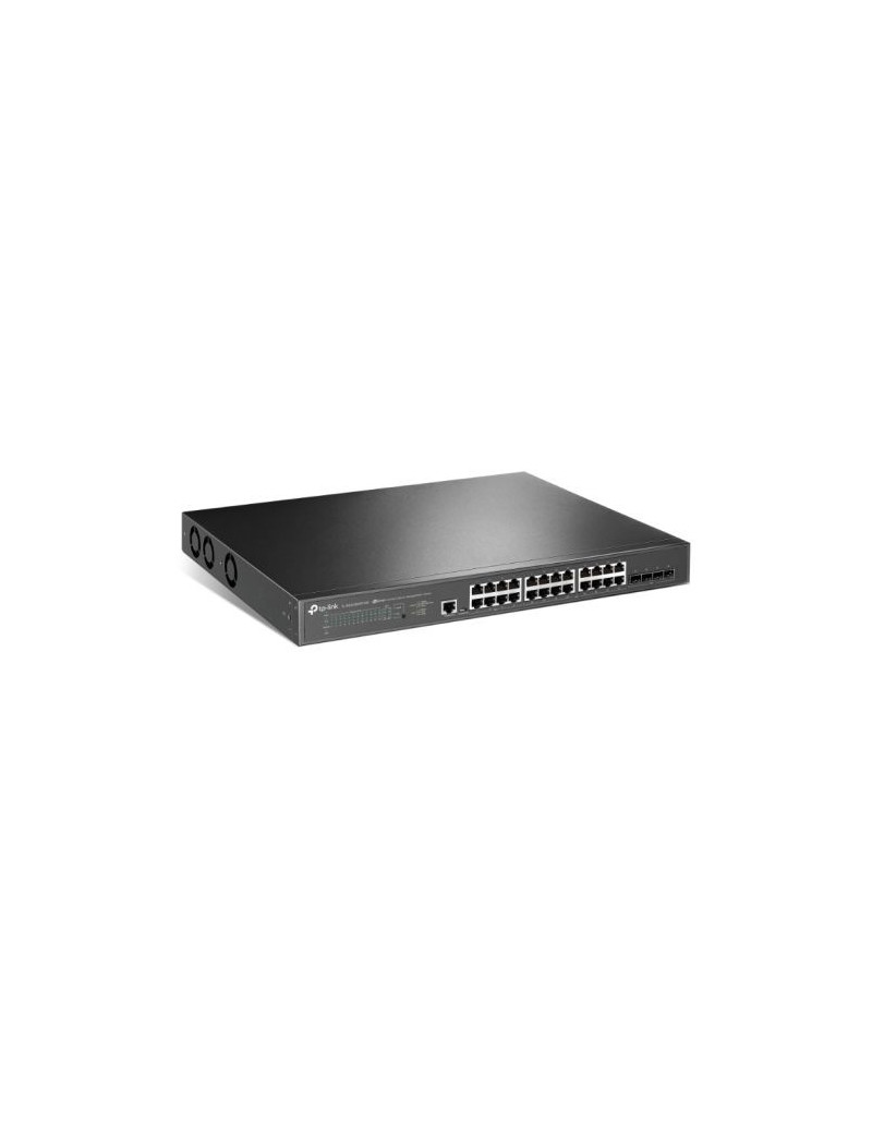 TP-LINK (TL-SG3428XPP-M2) JetStream 24-Port 2.5GBASE-T & 4-Port 10GE SFP+ L2+ Managed Switch with 16-Port PoE+ & 8-Port PoE++  Rackmountable