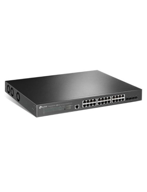 TP-LINK (TL-SG3428XPP-M2) JetStream 24-Port 2.5GBASE-T & 4-Port 10GE SFP+ L2+ Managed Switch with 16-Port PoE+ & 8-Port PoE++  Rackmountable