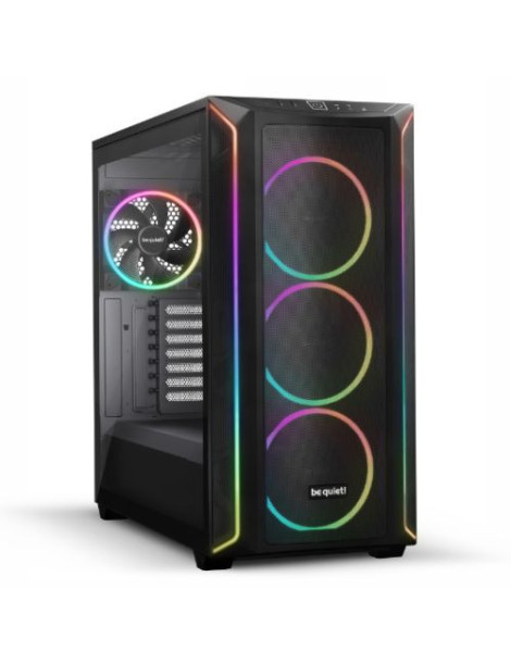 Be Quiet! Shadow Base 800 FX RGB Gaming Case w/ Glass Window  E-ATX  ARGB Front Strips & Controller  4x ARGB Fans & Hub  Mesh Airflow  USB-C  Black