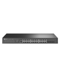 TP-LINK (TL-SG3428X-M2) JetStream 24-Port 2.5GBASE-T L2+ Managed Switch with 4 10GE SFP+ Slots  PoE++  Rackmountable