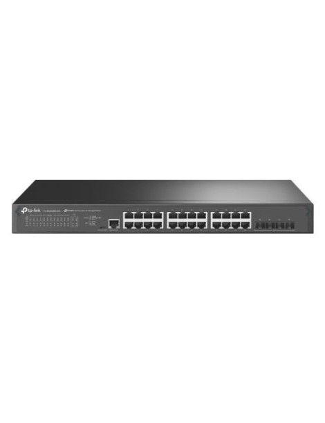 TP-LINK (TL-SG3428X-M2) JetStream 24-Port 2.5GBASE-T L2+ Managed Switch with 4 10GE SFP+ Slots  PoE++  Rackmountable