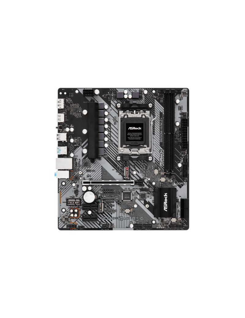 Asrock B650M-H/M.2+  AMD B650  AM5  Micro ATX  2 DDR5  HDMI  DP  GB LAN  PCIe4  2x M.2