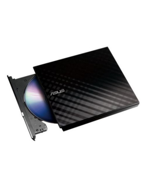 Asus (SDRW-08D2S-U LITE) External Slimline DVD Re-Writer  USB  8x  Black  Cyberlink Power2Go 8