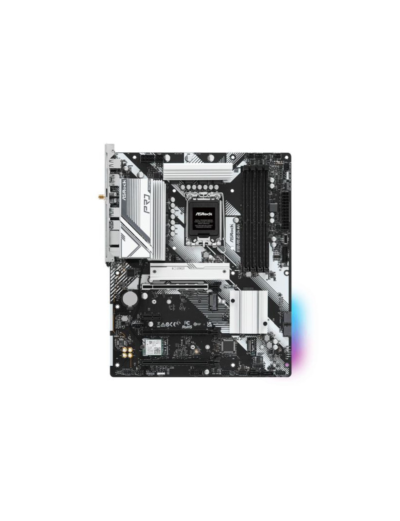 Asrock B760 PRO RS/D4 WIFI  Intel B760  1700  ATX  4 DDR4  HDMI  DP  Wi-Fi 6E  2.5G LAN  PCIe4  3x M.2  RGB