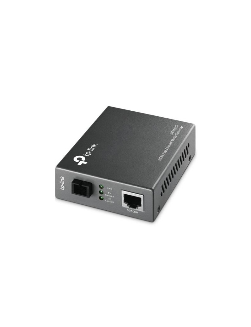 TP-LINK (MC111CS) Single-Mode SC Fiber WDM Media Converter  up to 20km  TX:1550nm  RX:1310nm