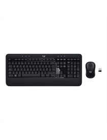 Logitech K540e Advanced Combo Wireless Keyboard and 3 Button Ambidextrous Scroll Mouse Unified Nano USB