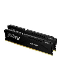 Kingston Fury Beast 64GB Kit (2 x 32GB)  DDR5  6000MHz (PC5-48000)  CL40  1.35V  ECC  XMP 3.0  PMIC  DIMM Memory