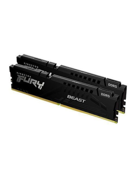 Kingston Fury Beast 64GB Kit (2 x 32GB)  DDR5  6000MHz (PC5-48000)  CL40  1.35V  ECC  XMP 3.0  PMIC  DIMM Memory