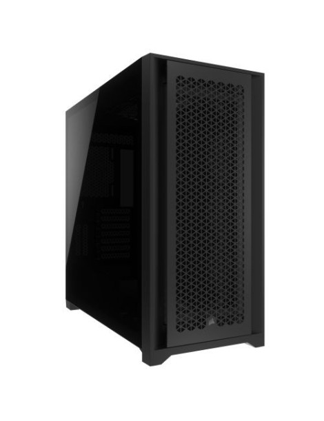 Corsair 5000D CORE Airflow Gaming Case w/ Glass Window  E-ATX  No Fans  High-Airflow Front Panel  USB-C  Black