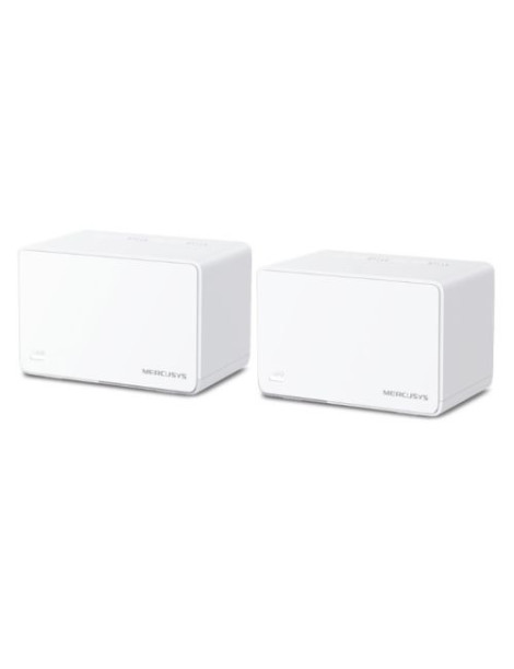 Mercusys (HALO 80X 2-Pack) AX3000 Dual Band Whole Home Mesh Wi-Fi 6 System  3 LAN per Unit  OFDMA & MU-MIMO