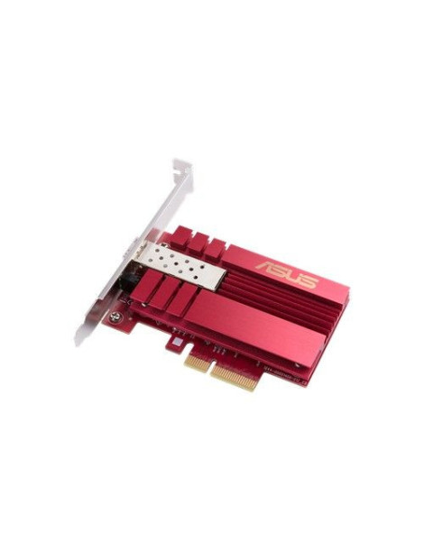 Asus (XG-C100F) 10G PCI Express Network Adapter  SFP + Port for Optical Fiber Transmission  DAC  Built-in QoS