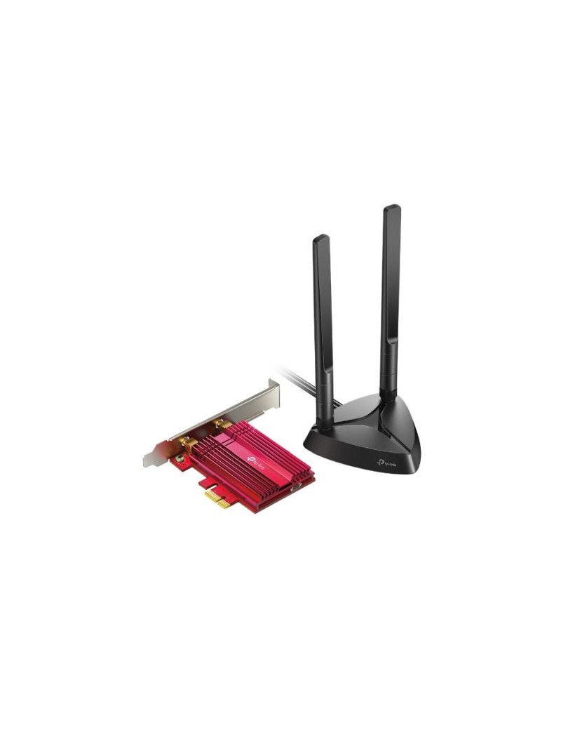 TP-LINK (Archer TX3000E) AX3000 (574+2402) Wireless Dual Band PCI Express Wi-Fi 6 Adapter  Bluetooth 5.0   WPA3  Magnetized Base