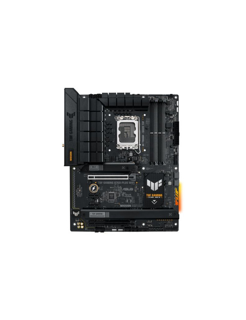 Asus TUF GAMING B760-PLUS WIFI  Intel B760  1700  ATX  4 DDR5  HDMI  DP  Wi-Fi 6  2.5G LAN  PCIe5  3x M.2  RGB