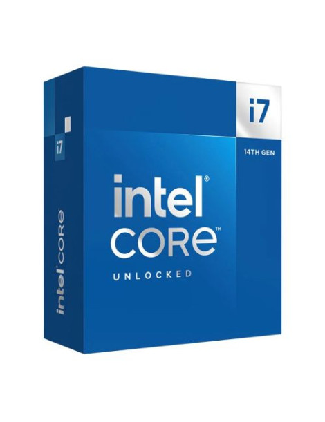 Intel Core i7-14700K CPU  1700  3.4 GHz (5.6 Turbo)  20-Core  125W (253W Turbo)  10nm  33MB Cache  Overclockable  Raptor Lake Refresh  NO HEATSINK/FAN