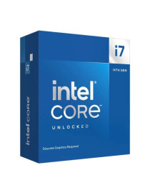 Intel Core i7-14700KF CPU  1700  3.4 GHz (5.6 Turbo)  20-Core  125W (253W Turbo)  10nm  33MB Cache  Overclockable  Raptor Lake Refresh  No Graphics  NO HEATSINK/FAN