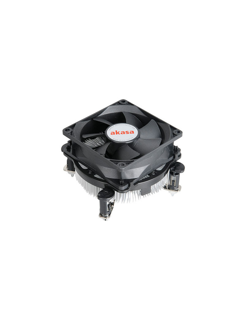 Akasa AK-CCE-7102EP Ultra Quiet Heatsink and Fan  Intel 1200/115X/775  Ultra Quiet PWM Fan  73W TDP