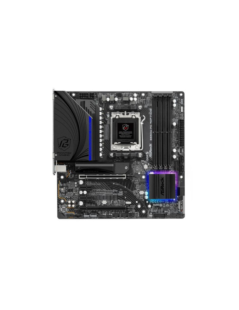 Asrock B650M PG RIPTIDE  AMD B650  AM5  Micro ATX  4 DDR5  HDMI  DP  2.5G LAN  PCIe4  RGB  2x M.2