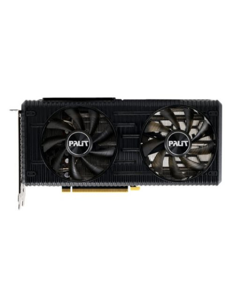 Palit Dual RTX3060 OC  PCIe4  12GB DDR6  1 HDMI  3 DP  1837MHz Clock  RGB Lighting  Overclocked