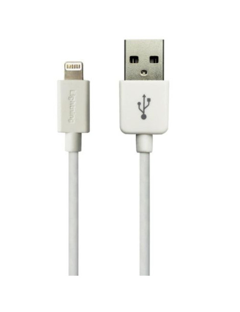 Sandberg Charging/Data USB-A to Lightning Cable  480Mbps  1 Metre  White  5 Year Warranty