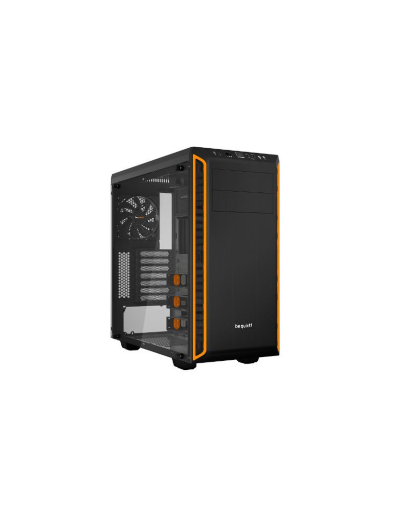 Be Quiet! Pure Base 600 Gaming Case w/ Window  ATX  2 x Pure Wings 2 Fans  Orange Trim