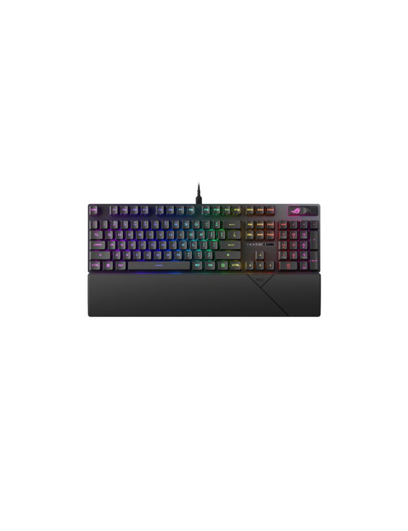 Asus ROG STRIX SCOPE II RX Red Mechanical RGB Gaming Keyboard  ROG RX Red Switches  IP57  Sound Dampening  PBT Keycaps  Intuitive Controls