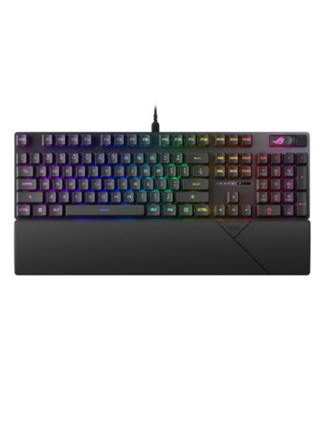 Asus ROG STRIX SCOPE II RX Red Mechanical RGB Gaming Keyboard  ROG RX Red Switches  IP57  Sound Dampening  PBT Keycaps  Intuitive Controls