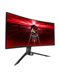 Asrock 34“ Phantom Gaming WQHD Curved Gaming Monitor (PG34WQ15R2B)  3440 x 1440  1ms  2 HDMI  DP  165Hz  HDR 400  Wi-Fi Antenna  VESA