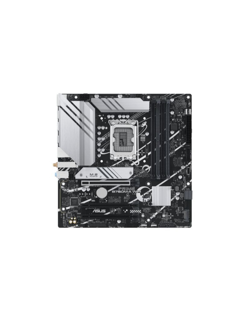 Asus PRIME B760M-A WIFI  Intel B760  1700  Micro ATX  4 DDR5  2 HDMI  DP  Wi-Fi 6  2.5G LAN  PCIe4  2x M.2