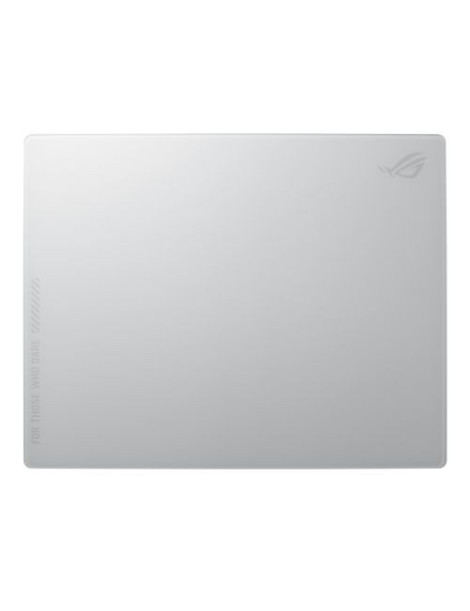 Asus ROG MOONSTONE ACE L Tempered Glass Mouse Pad  Anti-slip Silicone Base  500 x 400 x 4 mm  White