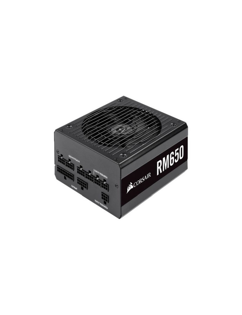 Corsair 650W RM650 PSU  Fully Modular  80+ Gold  Rifle Bearing Fan  Zero RPM Mode