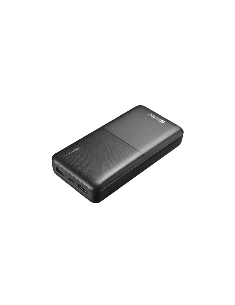 Sandberg Powerbank 20000  20 000mAh  2 x USB-A  5 Year Warranty