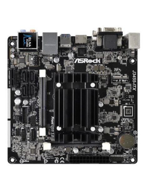 Asrock J3455-ITX  Integrated Intel Quad-Core J3455  Mini ITX  DDR3 SODIMM  VGA  DVI  HDMI