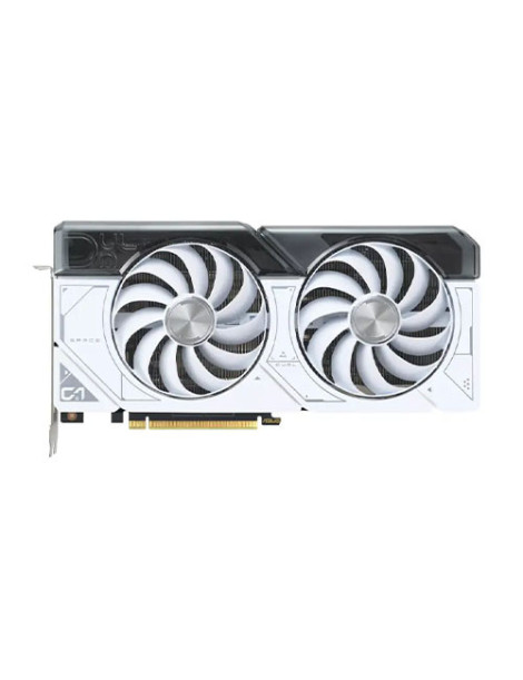 Asus DUAL RTX4070 SUPER OC White  PCIe4  12GB DDR6X  HDMI  3 DP  2550MHz Clock  Overclocked