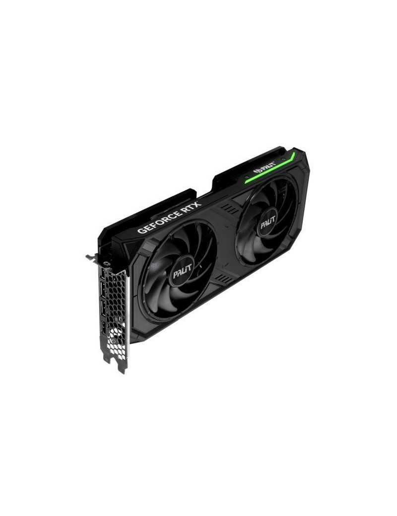 Palit RTX4070 SUPER DUAL OC  12GB DDR6X  HDMI  3 DP  2550MHz Clock  Overclocked  RGB Lighting