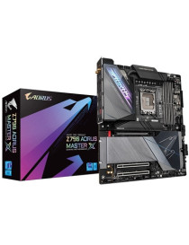 Gigabyte Z790 AORUS MASTER X Intel 1700 Socket Motherboard  E-ATX  4x DDR5 Slots  5x M.2 Sockets  4x USB-C Port  Fitted I/O Shield  10GbE LAN  Wi-Fi 7  1x HDMI Port