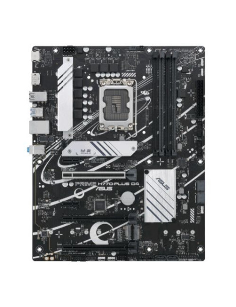 Asus PRIME H770-PLUS D4  Intel H770  1700  ATX  4 DDR4  HDMI  DP  2.5G LAN  PCIe5  3x M.2