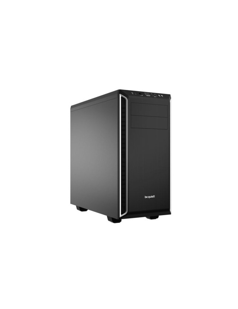 Be Quiet! Pure Base 600 Gaming Case  ATX  2 x Pure Wings 2 Fans  Silver Trim