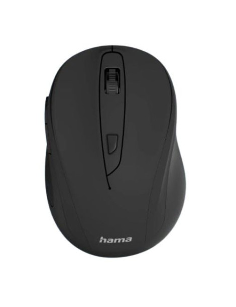 Hama MC-400 V2 Compact Wireless Optical Mouse  6 Buttons  800-1600 DPI  Black