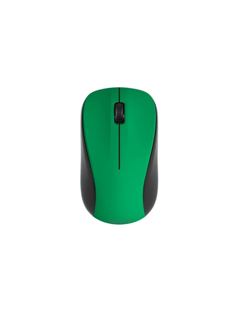 Hama MW-300 V2 Wireless Optical Mouse  3 Buttons  Quiet  Ambidextrous  Green/Black