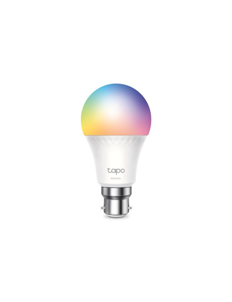 TP-LINK (TAPO L535B) Smart Multicolour Wi-Fi Light Bulb  Extra Bright  Matter-Certified  Dimmable  App/Voice Control  Bayonet Fitting