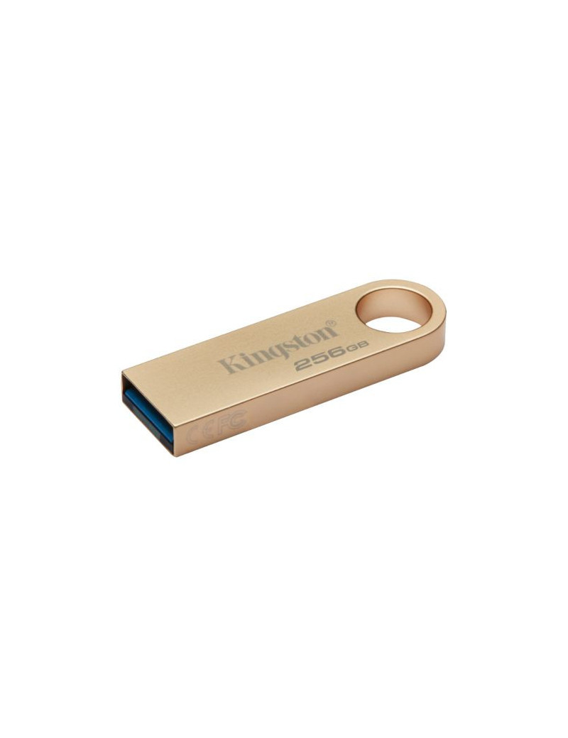 Kingston 256GB DataTraveler SE9 G3 Memory Pen  USB 3.2 Gen1 Type-A  Metal Gold Casing