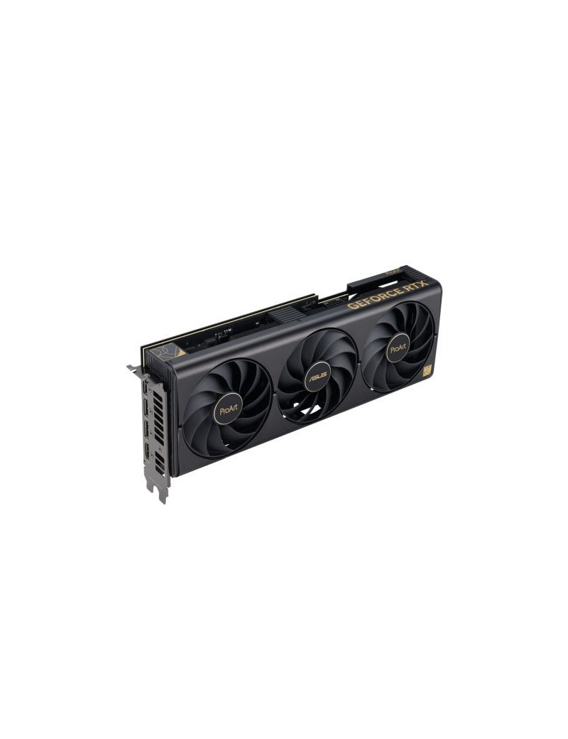 Asus ProArt RTX4070 Ti SUPER OC  16GB DDR6X  HDMI  3 DP  2670MHz Clock  Overclocked  Compact 2.5 Slot