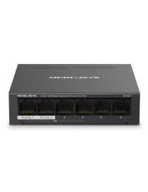 Mercusys (MS106LP) 6-Port 10/100Mbps Desktop Switch with 4-Port PoE+  Metal Case