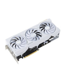 Asus TUF GAMING RTX4070 Ti SUPER OC White  16GB DDR6X  2 HDMI  3 DP  2670MHz Clock  RGB Lighting  Overclocked