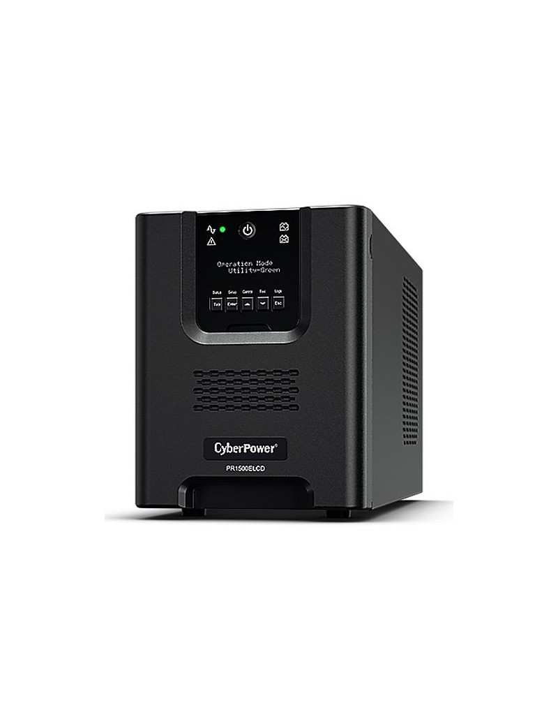 CyberPower 1500VA Line Interactive Tower Pro UPS  1350W  LCD Display  8x IEC  AVR Energy Saving  Hot-Swap Batteries