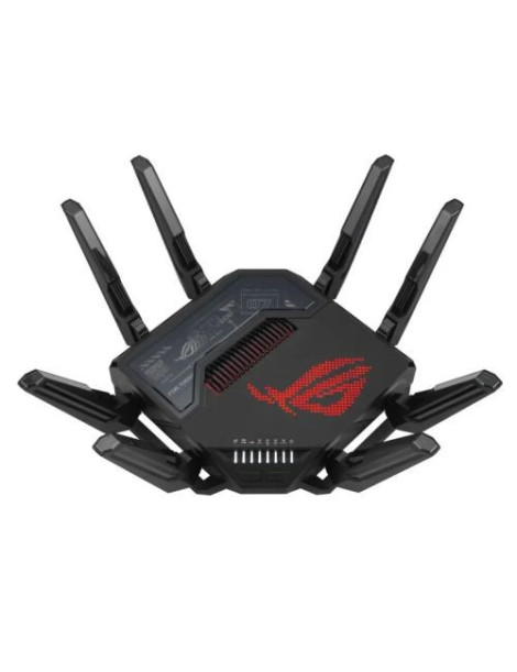 Asus (ROG Rapture GT-BE98) BE25000 Quad-Band Wi-Fi 7 Gaming Router  2x 10G Ports  2.5G WAN  Game Acceleration  AiMesh  RGB Lighting