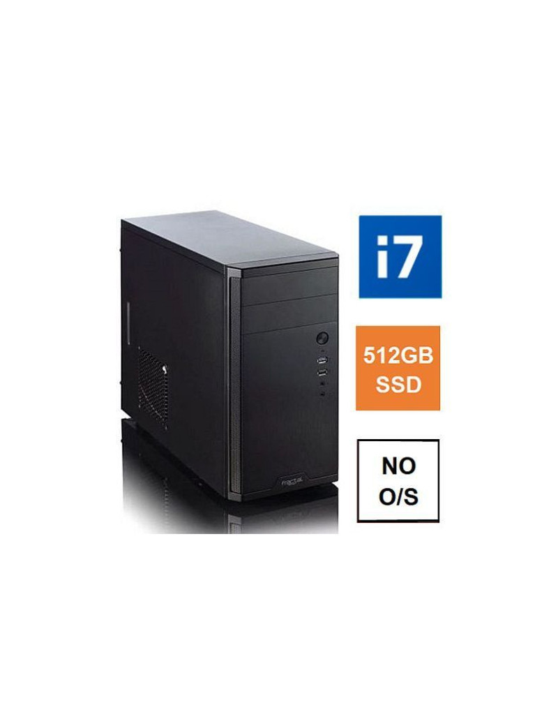 Spire MATX Tower PC  Fractal Core 1100 Case  i7-12700  8GB 3200MHz  512GB SSD  Bequiet 550W  No Optical  KB & Mouse  No Operating System